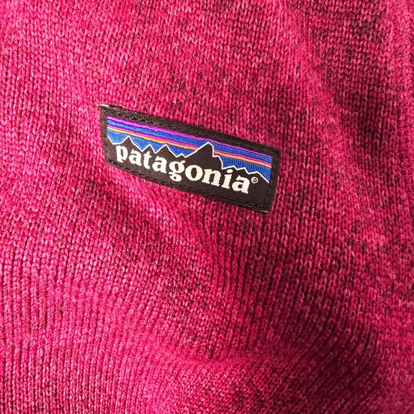 Patagonia Better Sweater 1/4 Zip Pullover Fleece Magenta Pink Heather Womens - Picture 14 of 16